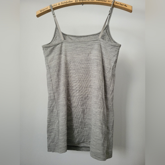 Icebreaker Merino 150 Siren Bra Cami – Built-In Bra – Gritstone Heather – Size S - Picture 3 of 6